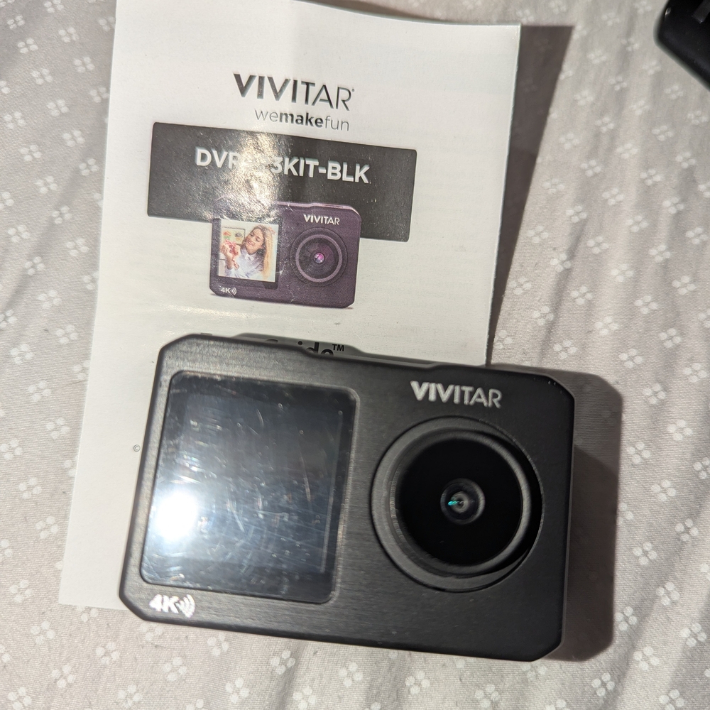 VIVITAR ACTION GO-PRO CAMERA AND ACCESSORIES - Picture 2 of 10
